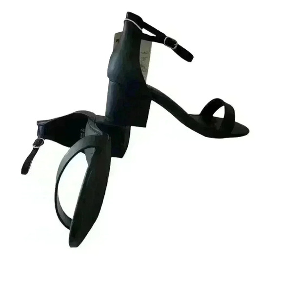 Essentials Women's Two Strap Heeled Sandal Size 8W - Picture 7 of 8